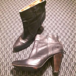 Frye black ankle boots, size 11